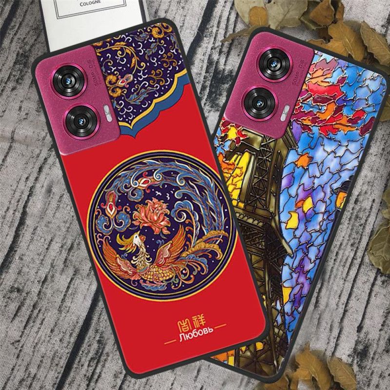 Kuori Motorola Edge 50 Fusion Phoenix Flower