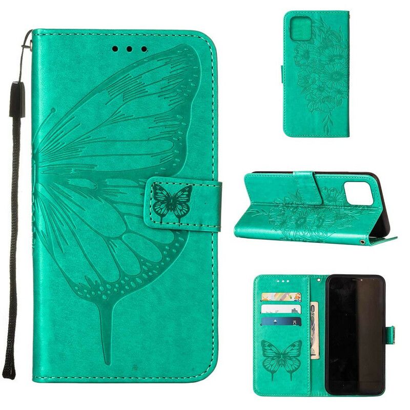 Flip Kotelot iPhone 13 Butterfly Design