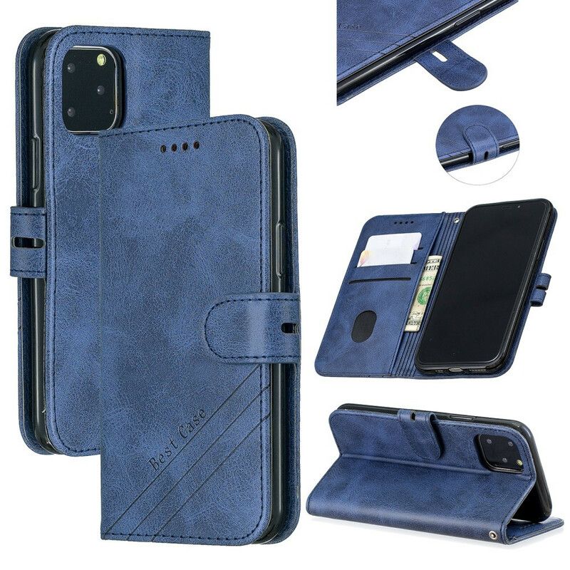 Flip Kotelot iPhone 13 Faux Leather Best Case