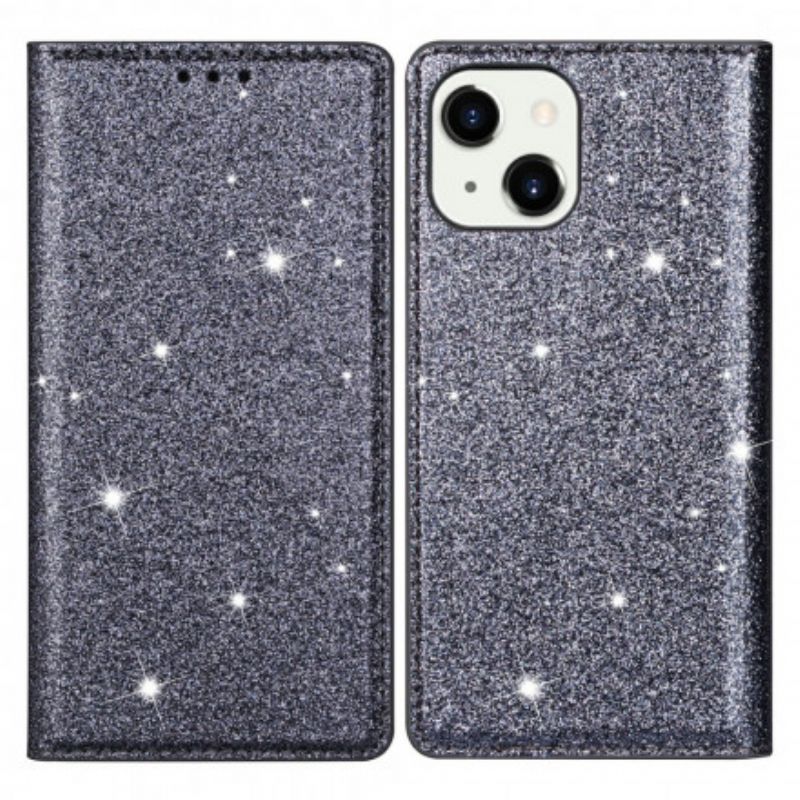 Flip Kotelot iPhone 13 Glitter Style