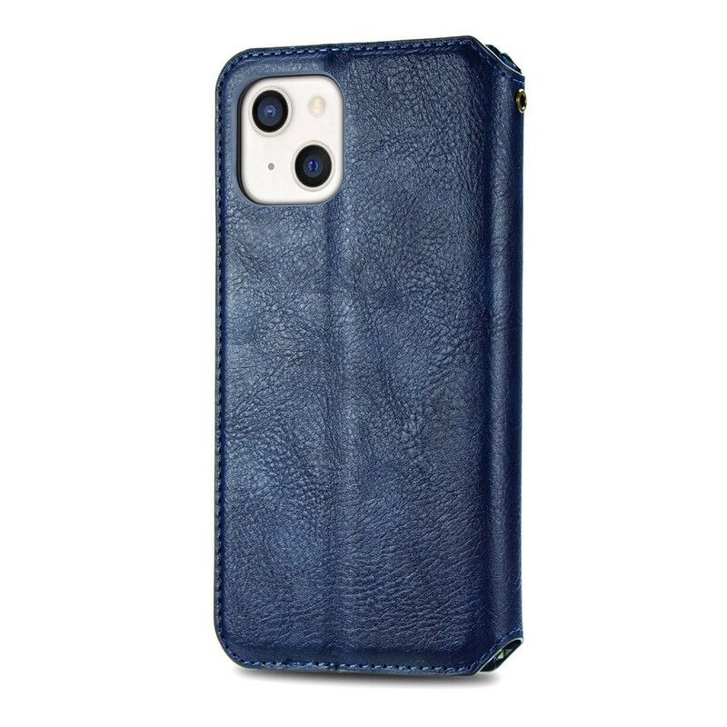 Flip Kotelot iPhone 13 Leather Effect Diamond Texture Suojakuori