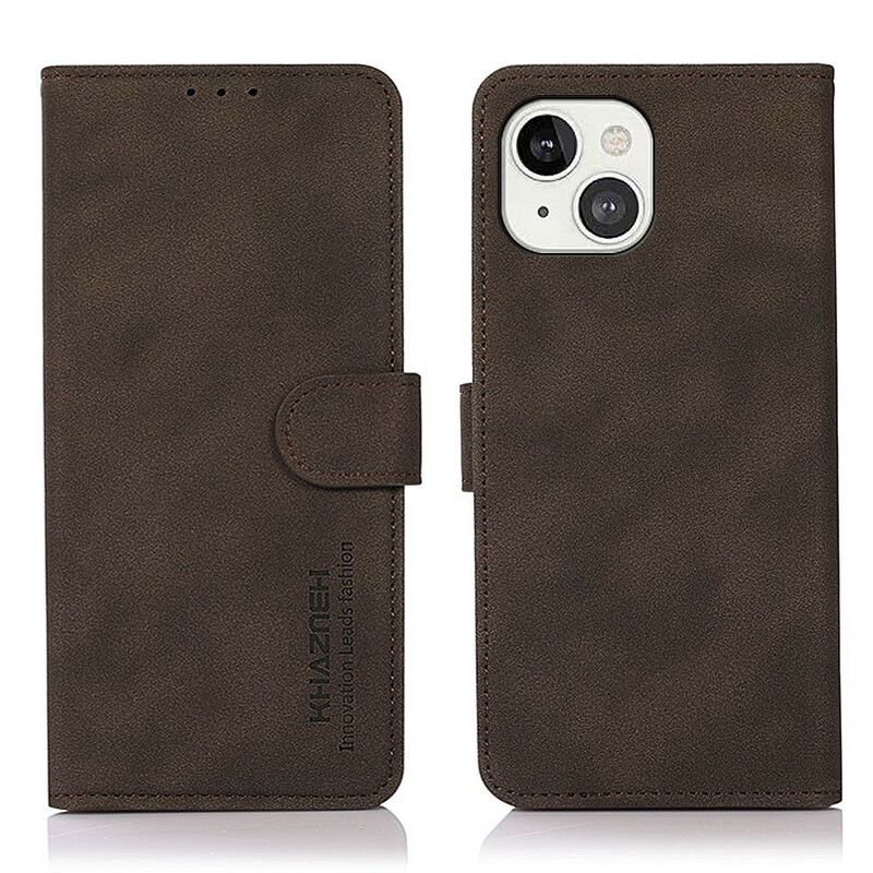 Flip Kotelot iPhone 13 Leather Effect Fashion Khazneh