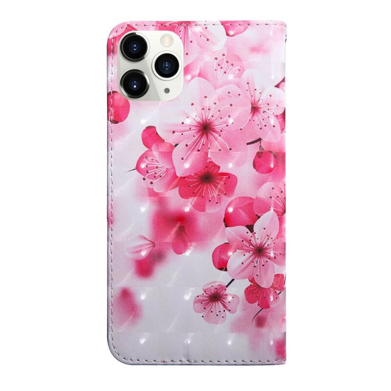 Flip Kotelot iPhone 13 Light Spot Flowers Blossom