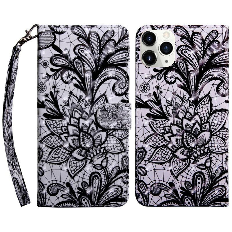 Flip Kotelot iPhone 13 Light Spot Lace Suojakuori