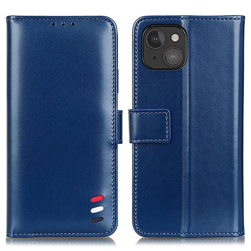 Flip Kotelot iPhone 13 Tricolor Leather Effect