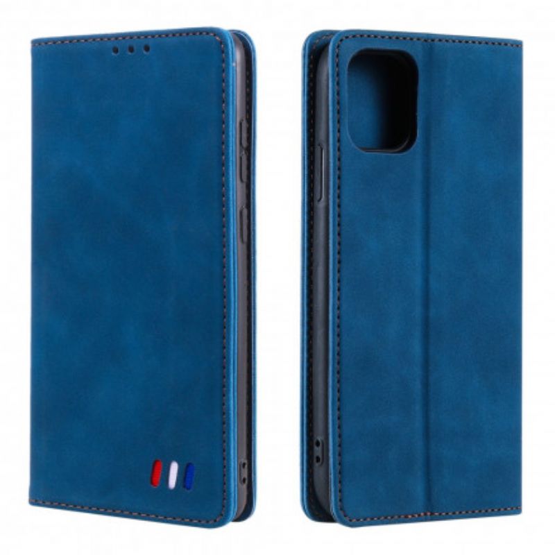 Flip Kotelot iPhone 13 Tricolor Leather Style Suojakuori