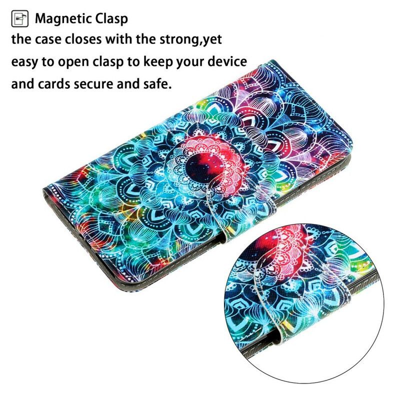 Kotelot iPhone 13 Flashy Strappy Mandala