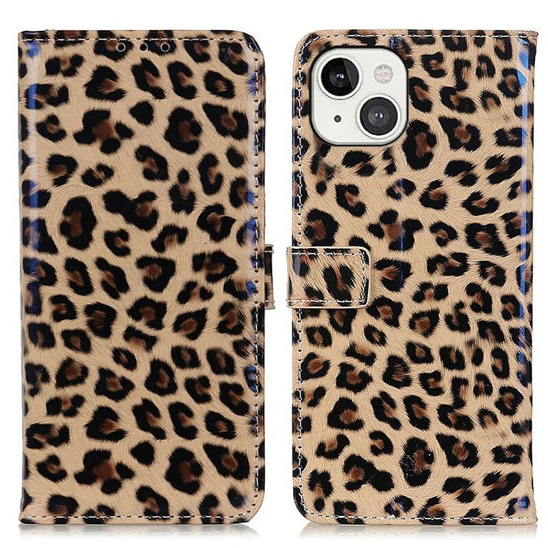 Kotelot iPhone 13 Leopard