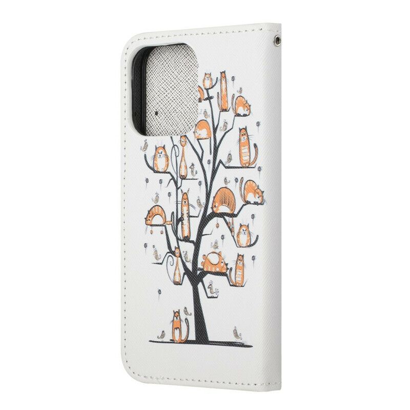 Kotelot iPhone 13 Puhelinkuoret Funky Cats Strappy