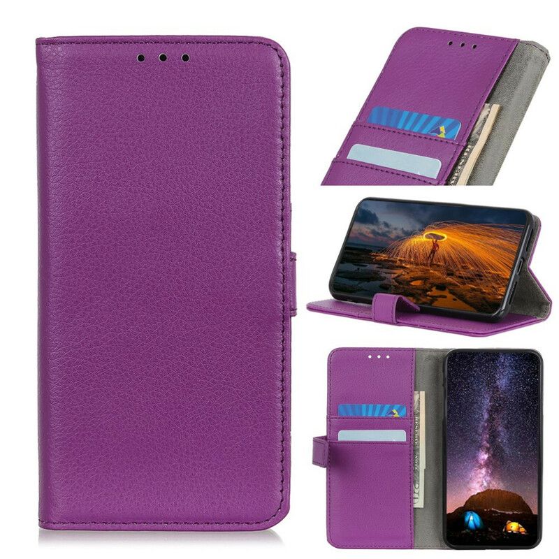 Kotelot iPhone 13 Puhelinkuoret Litchi Premium Faux Leather