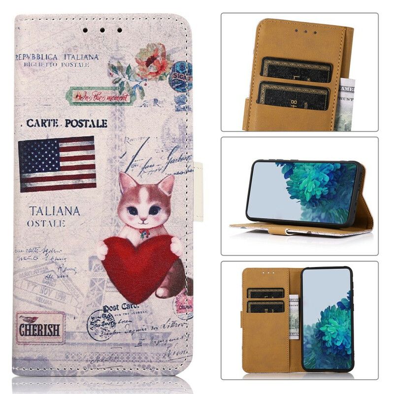 Kotelot iPhone 13 Traveller Cat