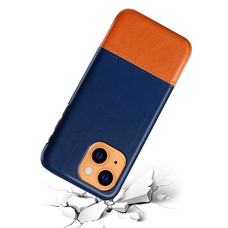 Kuori Case iPhone 13 Puhelinkuoret Bicolor Leather Effect Ksq