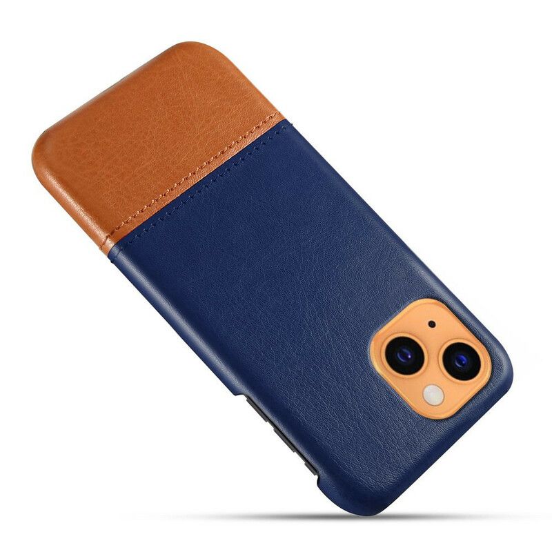 Kuori Case iPhone 13 Puhelinkuoret Bicolor Leather Effect Ksq