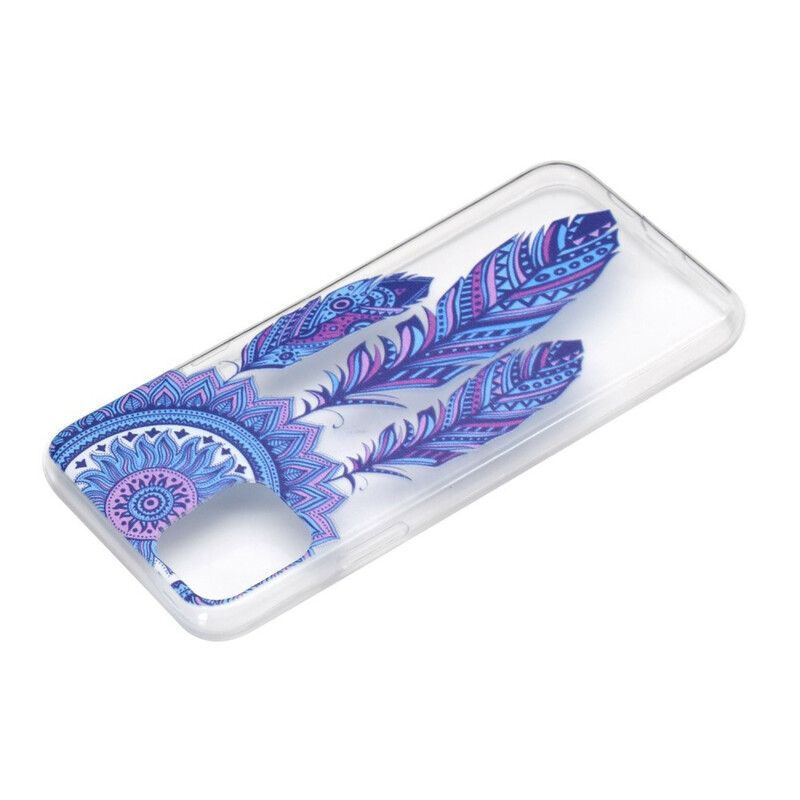 Kuori Case iPhone 13 Puhelinkuoret Dream Catcher Blue Feathers