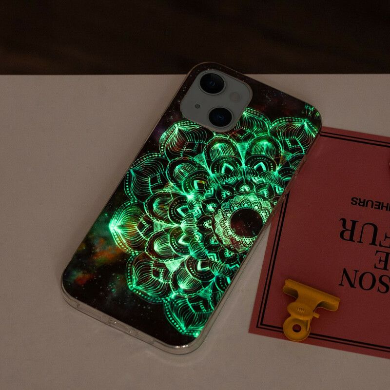 Kuori Case iPhone 13 Puhelinkuoret Fluoresoiva Kukkasarja