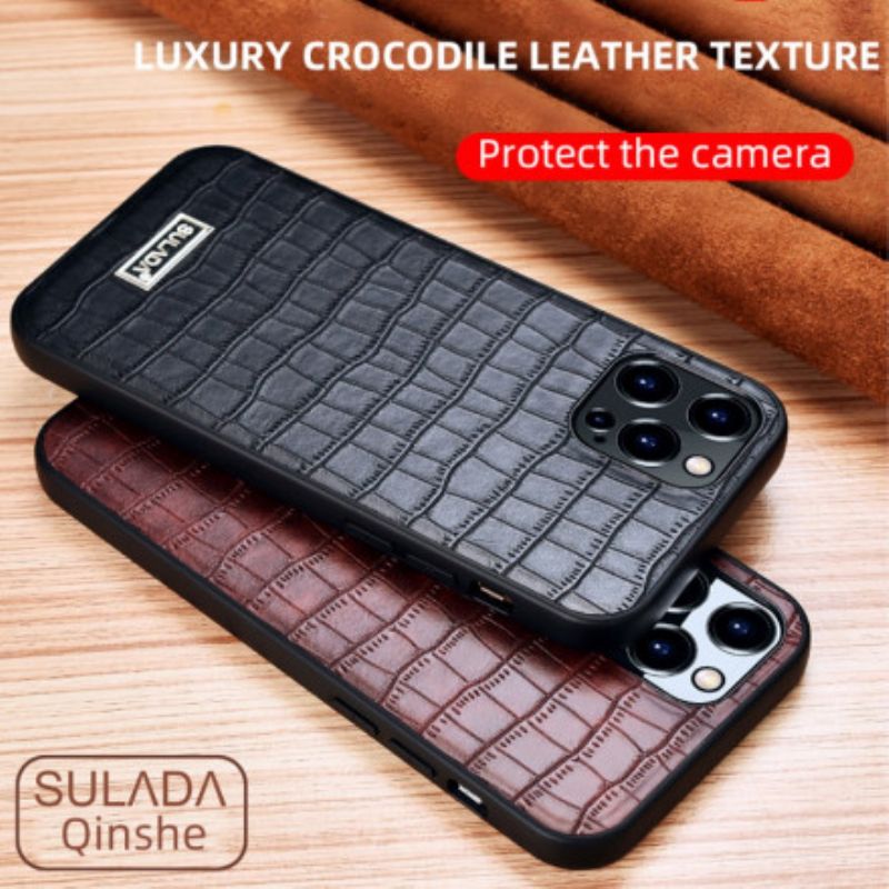 Kuori Case iPhone 13 Puhelinkuoret Sulada Crocodile Skin Effect