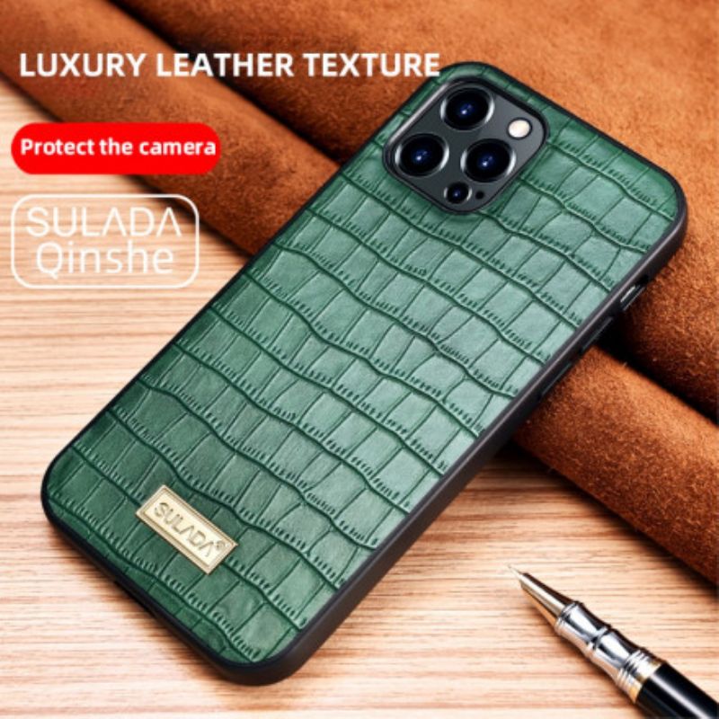 Kuori Case iPhone 13 Puhelinkuoret Sulada Crocodile Skin Effect