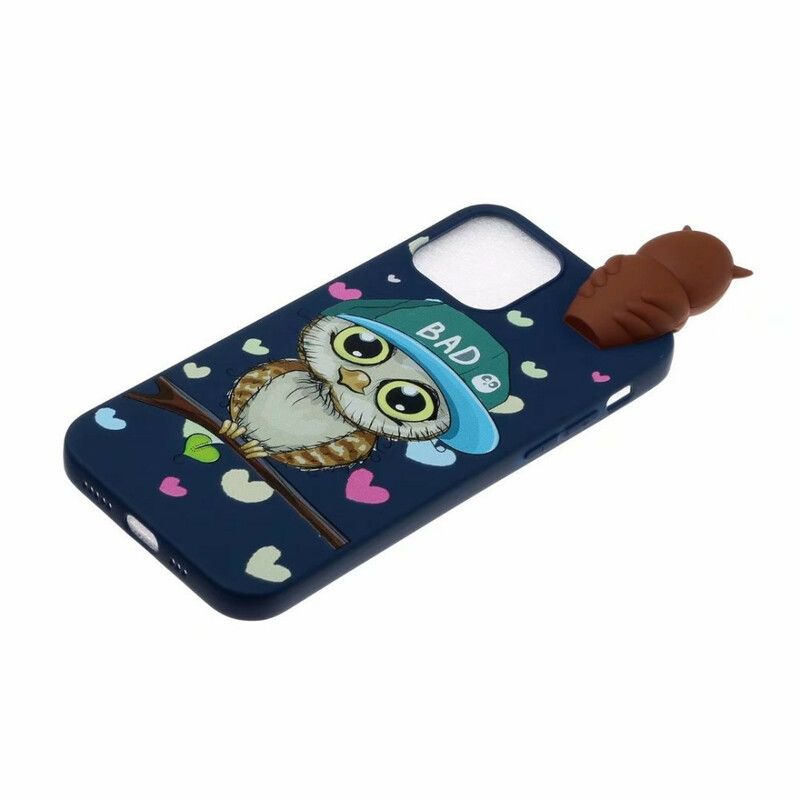 Kuori iPhone 13 Bad Owl 3d