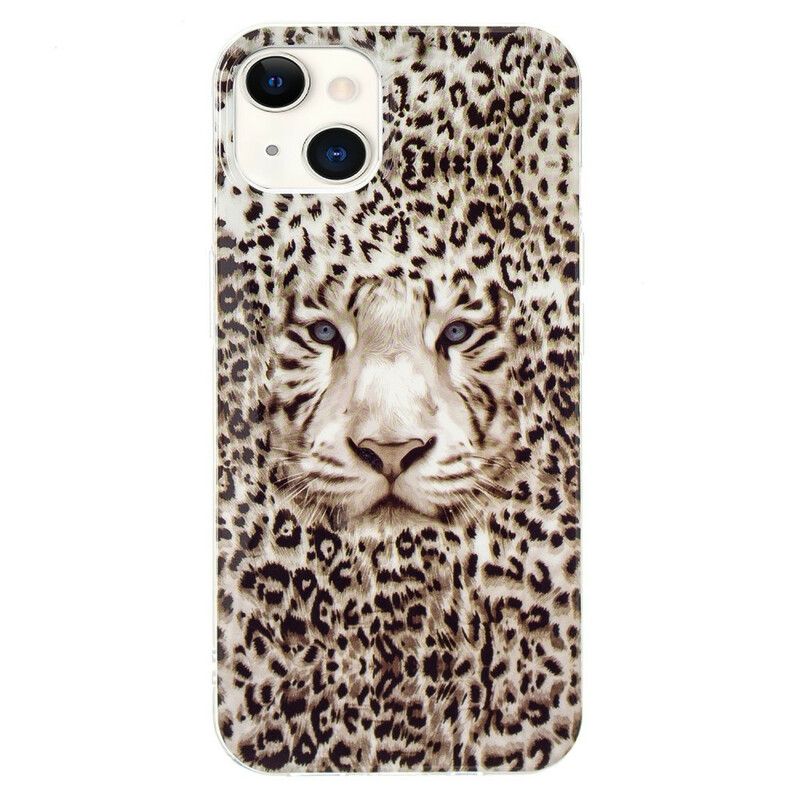 Kuori iPhone 13 Fluoresoiva Leopard