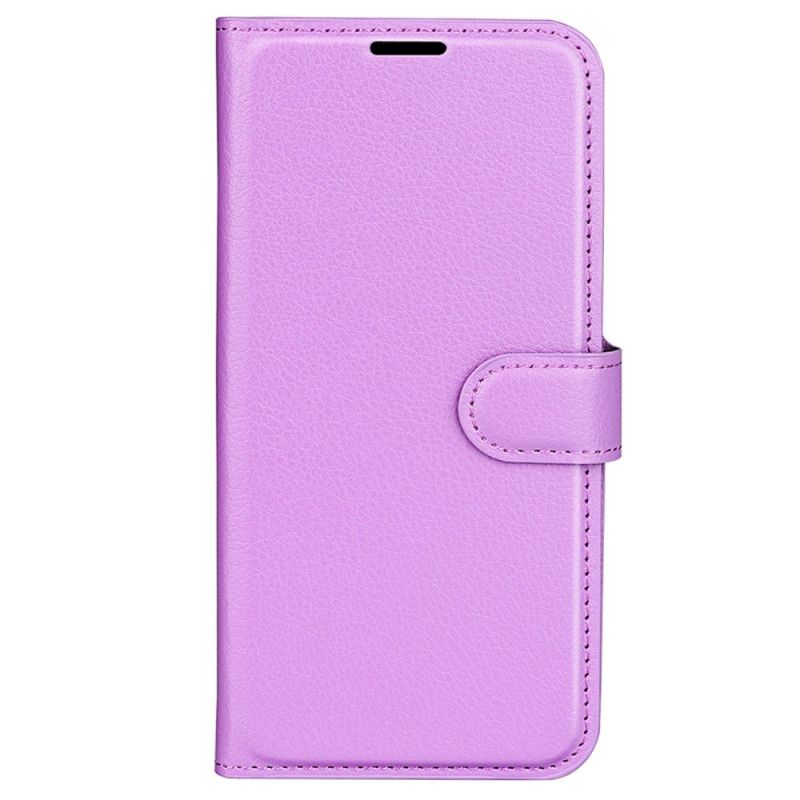 Kuoret Oppo Reno 12f 5g Classic Litchi Faux Leather