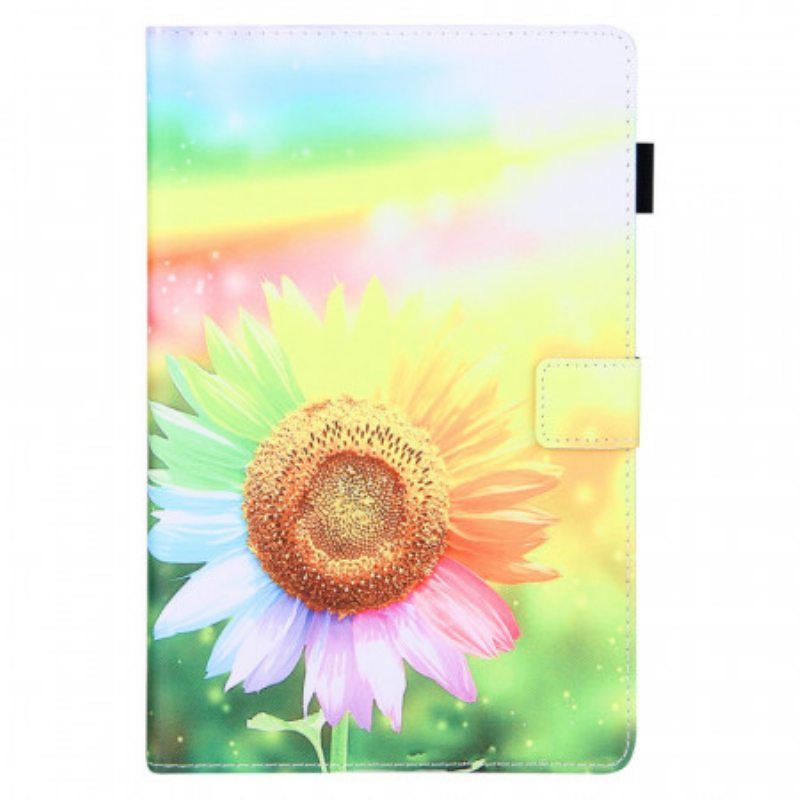 Flip Case Samsung Galaxy Tab A8 (2021) Kukkia Auringossa