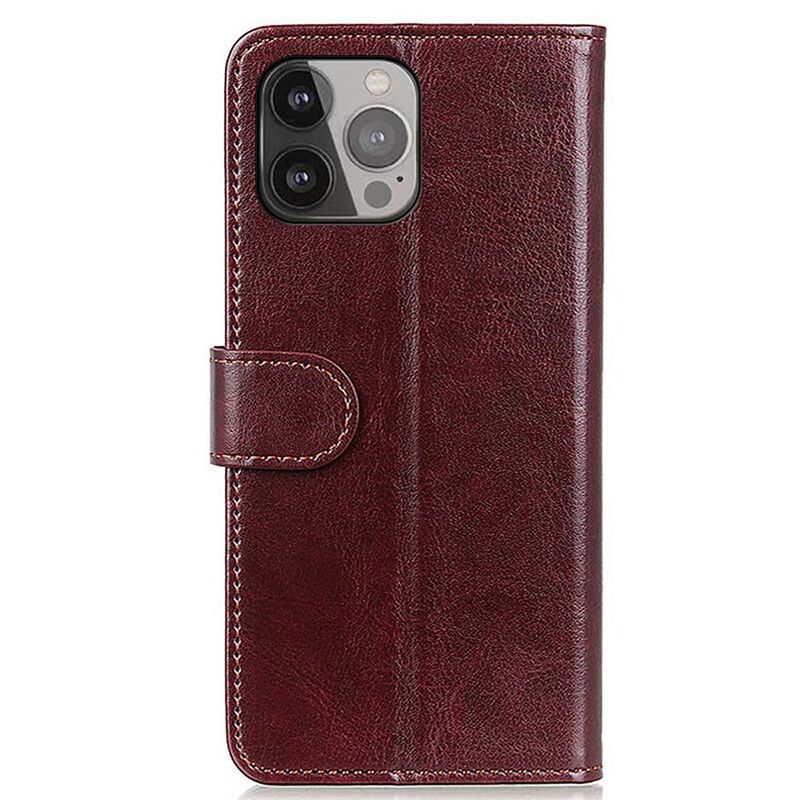 Flip Kotelot iPhone 13 Pro Max Faux Leather Finesse Suojakuori