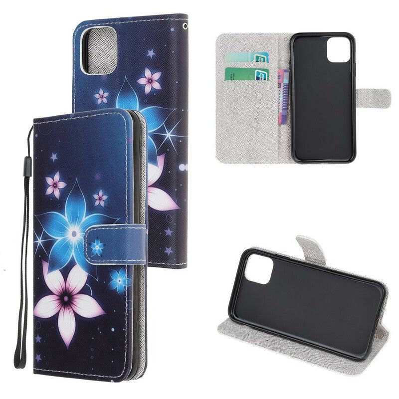 Flip Kotelot iPhone 13 Pro Max Lunar Strappy Flowers Suojakuori