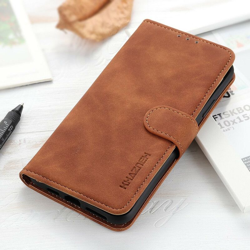 Flip Kotelot iPhone 13 Pro Max Mate Leather Effect Vintage Khazneh