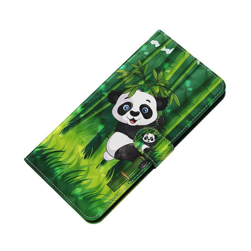 Flip Kotelot iPhone 13 Pro Max Panda Ja Bambu