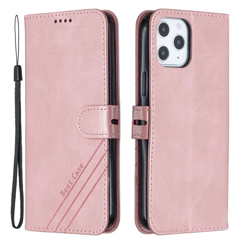 Kotelot iPhone 13 Pro Max Faux Leather Best Case