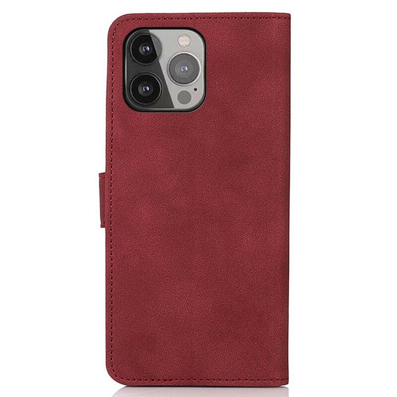 Kotelot iPhone 13 Pro Max Puhelinkuoret Leather Effect Fashion Khazneh