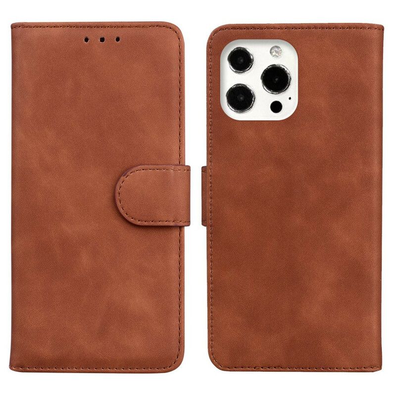 Kotelot iPhone 13 Pro Max Puhelinkuoret Style Leather Couture