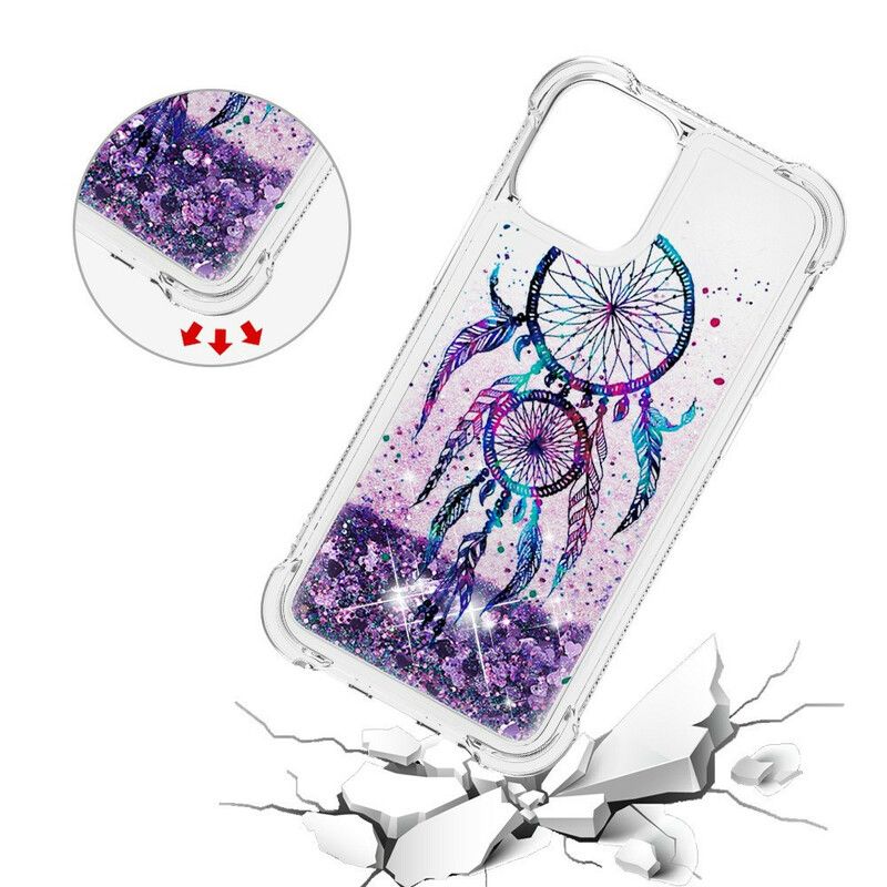 Kuori Case iPhone 13 Pro Max Puhelinkuoret Glitter Dream Catcher