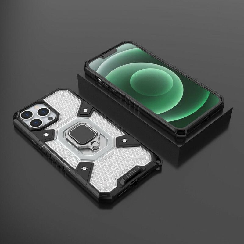 Kuori Case iPhone 13 Pro Max Puhelinkuoret Hunajakenno Renkaalla