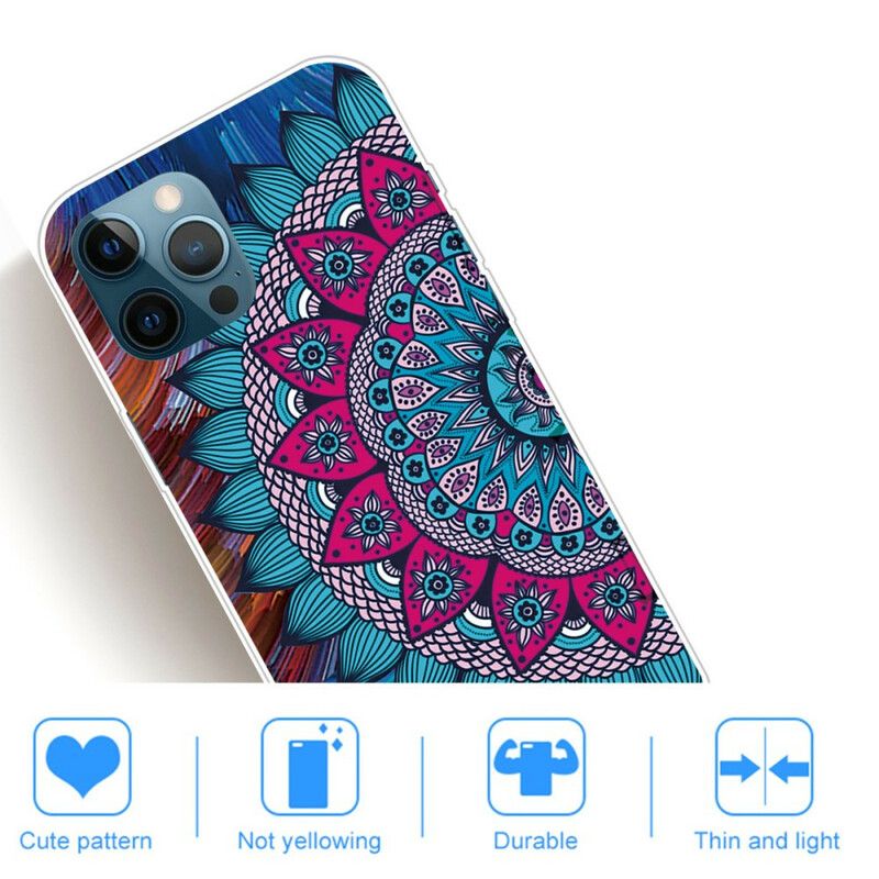 Kuori Case iPhone 13 Pro Max Puhelinkuoret Värikäs Mandala