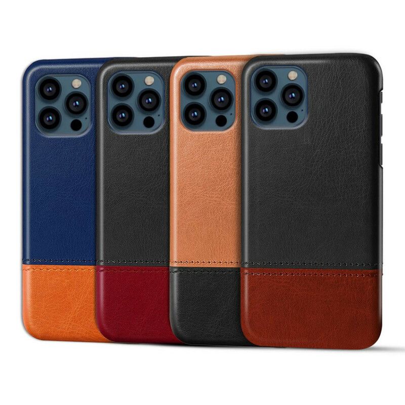 Kuori iPhone 13 Pro Max Bicolor Leather Effect Ksq