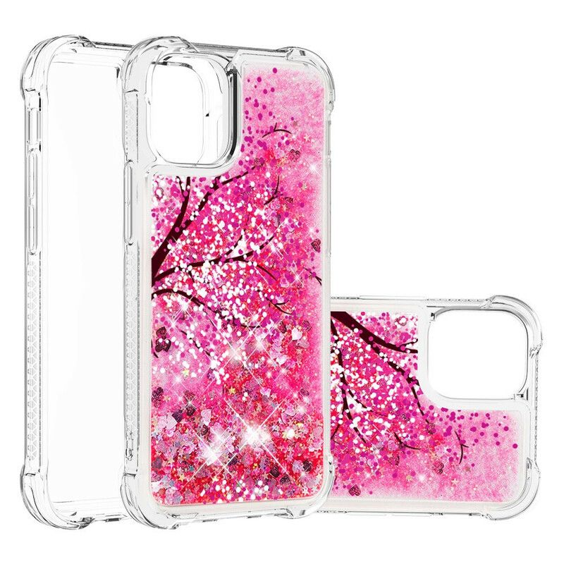 Kuori iPhone 13 Pro Max Glitter Tree Suojakuori