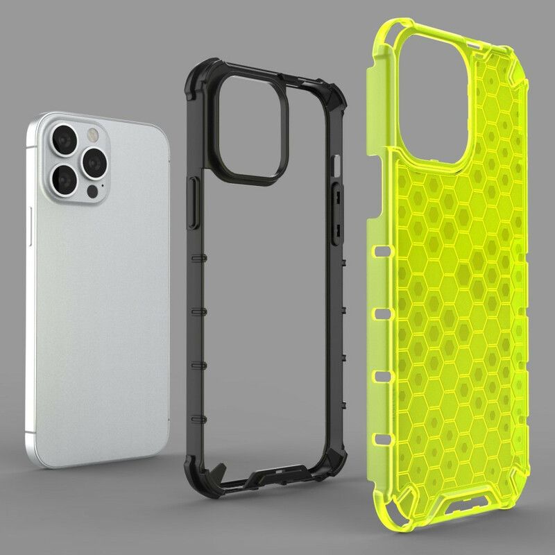 Kuori iPhone 13 Pro Max Honeycomb Style