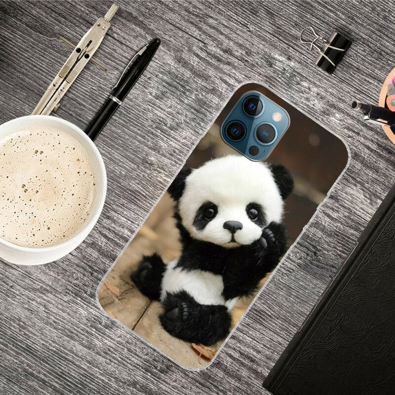 Kuori iPhone 13 Pro Max Joustava Panda