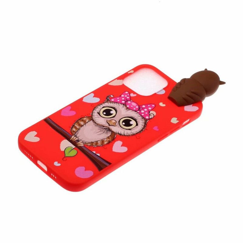 Kuori iPhone 13 Pro Max Neiti Owl 3d Suojakuori