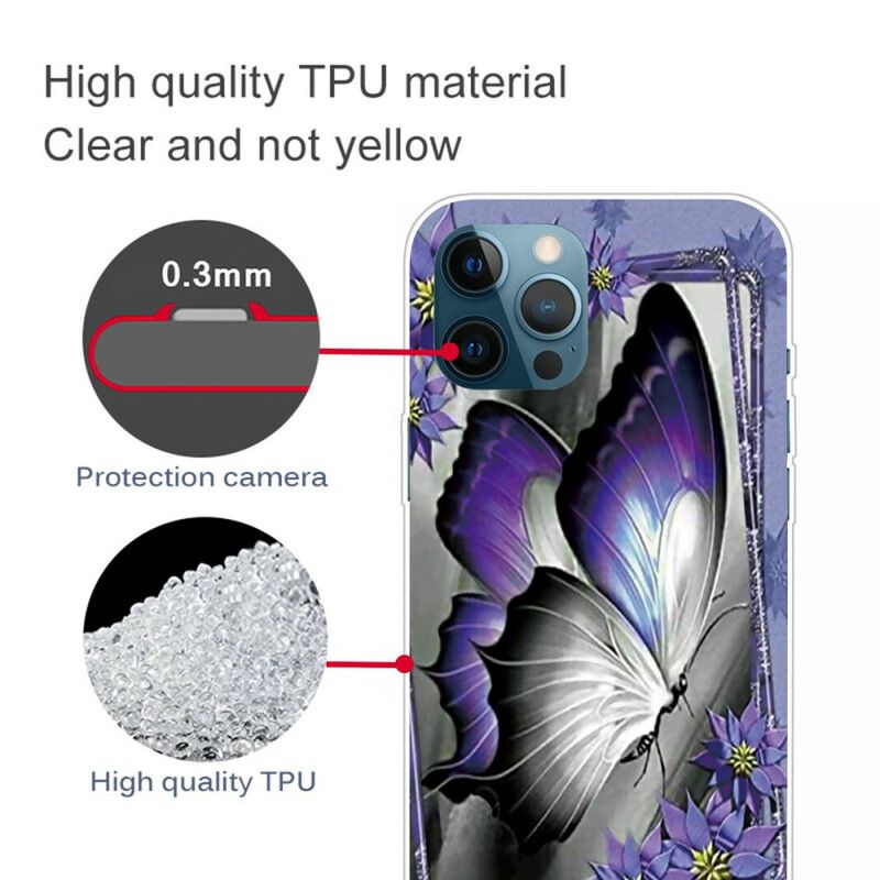 Kuori iPhone 13 Pro Max Royal Butterfly