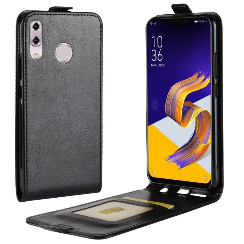 Flip Case Asus ZenFone 5 / 5Z Valkoinen Musta Retro-Taitto