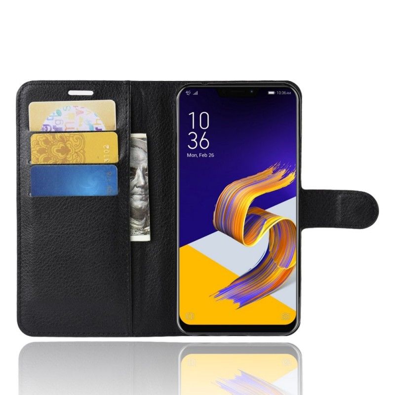 Kotelot Asus ZenFone 5 / 5Z Punainen Musta Klassikko Suojakuori