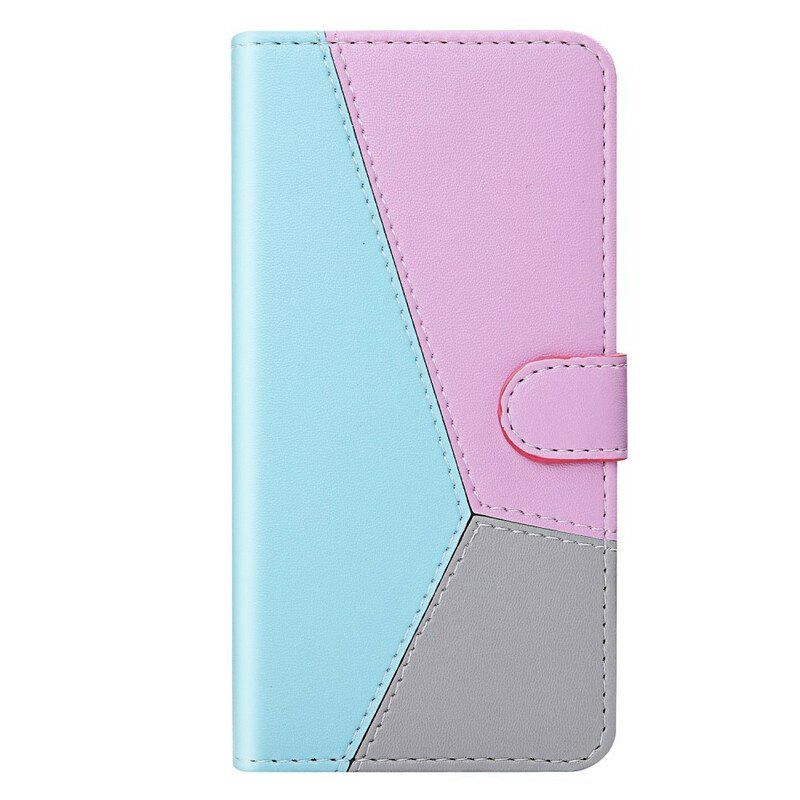 Kotelot Xiaomi Redmi Note 10 / 10S Tricolor Leather Effect