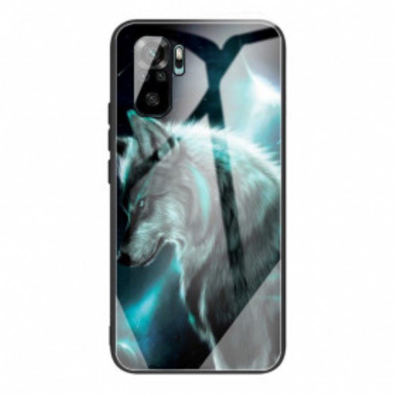 Kuori Xiaomi Redmi Note 10 / 10S Tempered Glass Wolf