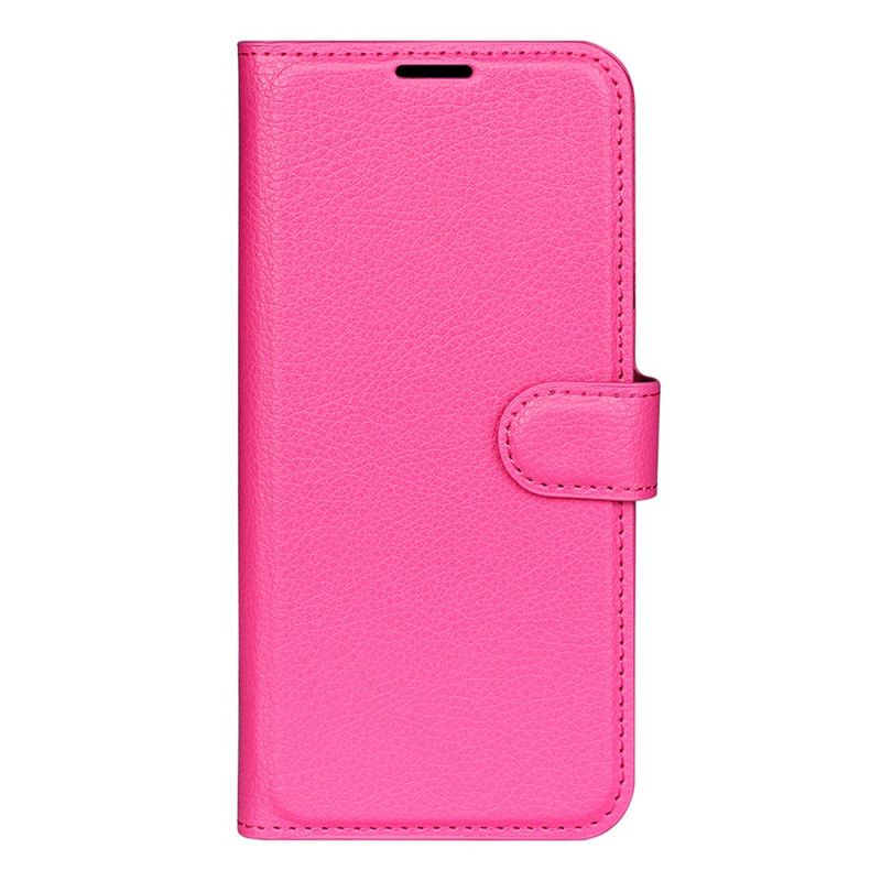 Kotelot Oppo Reno 12 Pro 5g Classic Litchi Faux Leather Suojakuori