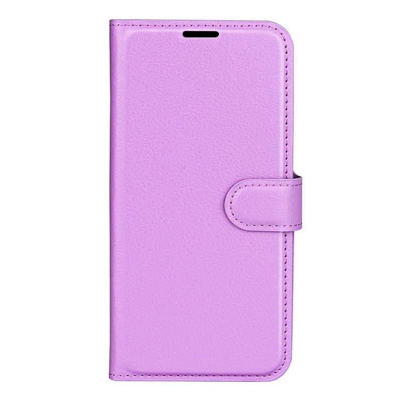 Kotelot Oppo Reno 12 Pro 5g Classic Litchi Faux Leather Suojakuori