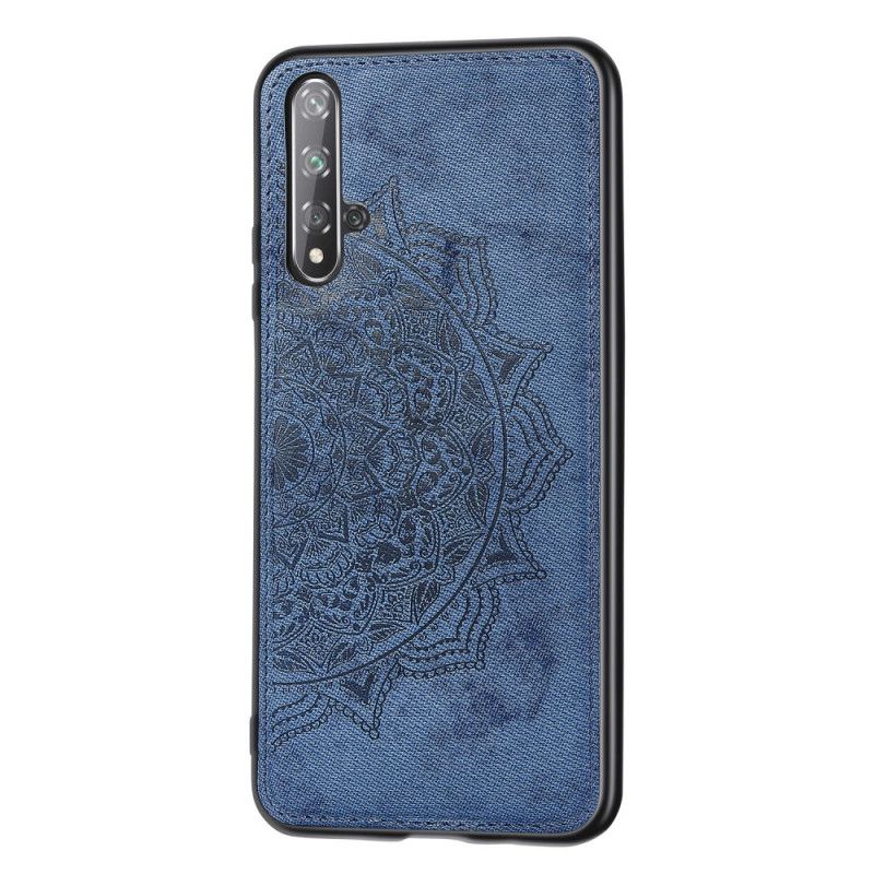 Case Kuoret Huawei Nova 5T Harmaa Musta Puhelinkuoret Kangas Ja Mandala