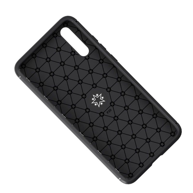 Case Kuoret Huawei P20 Pro Punainen Musta Puhelinkuoret Pyörivä Rengas