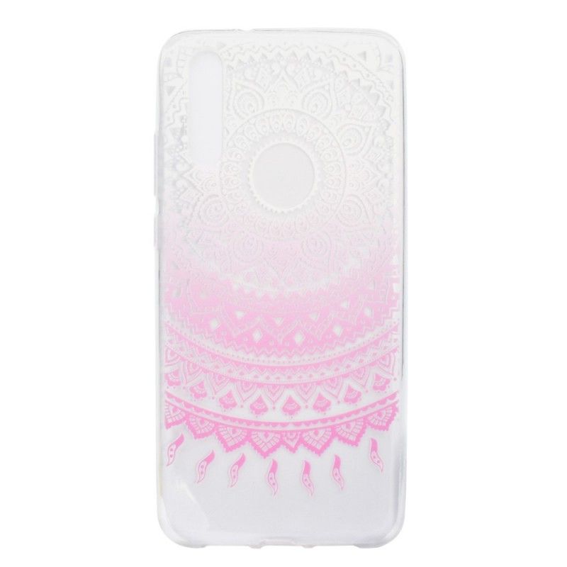 Case Kuoret Huawei P20 Pro Vaaleansininen Vaaleanpunainen Puhelinkuoret Läpinäkyvä Värikäs Mandala